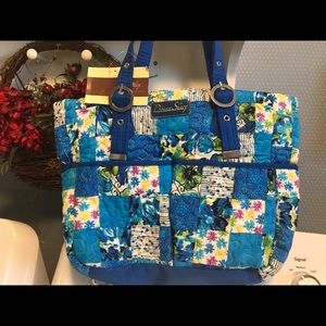 Donna Sharp NEW Havana Patch Elaina Tote NWT’s
